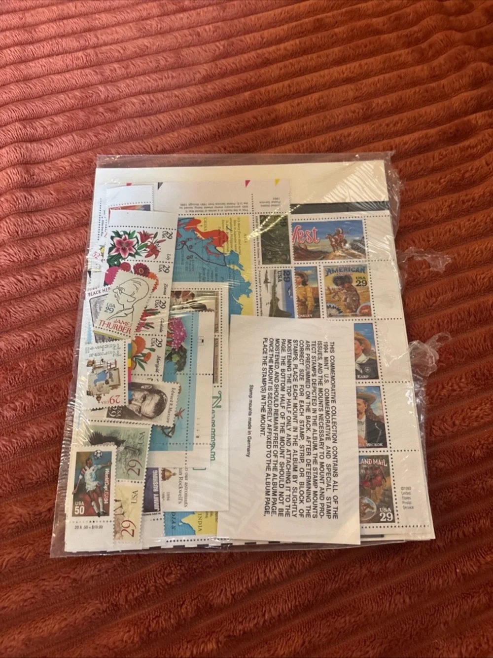 1994 Fish Stamp Collection Book - Multicolor